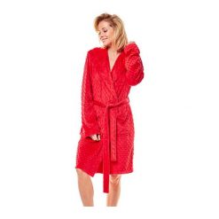 Szlafrok Mimi 36162-33X Czerwony. Czerwone szlafroki damskie marki Henderson Ladies, z polaru. Za 145,90 zł.
