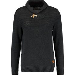 Swetry męskie: Jack & Jones JORHENRY SHAWL NECK Sweter dark grey