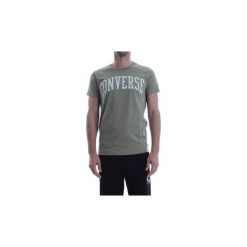 T-shirty z krótkim rękawem Converse 10007343 T-SHIRT CREW. Zielone t-shirty męskie Converse, xl, bez wzorów, bez kołnierzyka, krótkie. Za 122,96 zł.