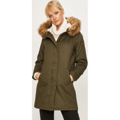Only - Parka. Zielone kurtki damskie ONLY, s, bez wzorów, z bawełny, długie. W wyprzedaży za 269,90 zł.