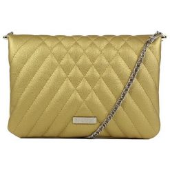 Dara Bags Elegancki Cocktail Chic Sprzęgło No.col00071. Żółte torebki klasyczne damskie marki Dara Bags, bez wzorów, eleganckie, bez dodatków. W wyprzedaży za 94,00 zł.