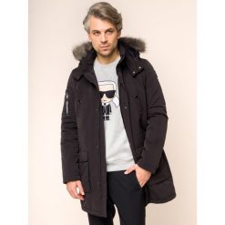 Parka Karl Lagerfeld 505006 592504. Czarne kurtki męskie KARL LAGERFELD, m, bez wzorów, z poliesteru, bez kaptura. W wyprzedaży za 1189,00 zł.