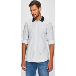 Pepe Jeans - Koszula. Niebieskie koszule męskie Pepe Jeans, s, bez wzorów, z bawełny, klasyczne, z klasycznym kołnierzykiem, z długim rękawem. Za 319,90 zł.