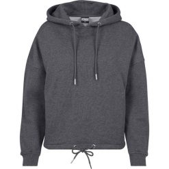 Urban Classics Ladies Kimono Hoody Bluza z kapturem damska ciemnoszary. Szare bluzy rozpinane damskie Urban Classics, m, z kapturem. Za 114,90 zł.