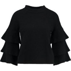 Swetry klasyczne damskie: Endless Rose RUFFLED TIERED JUMPER Sweter black