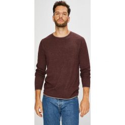 Selected - Sweter. Brązowe bez kategorii marki Selected, xl, z bawełny, z okrągłym kołnierzem. W wyprzedaży za 69,90 zł.