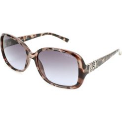 Damskie okulary przeciwsłoneczne w kolorze brązowo-beżowo-szarym. Okulary przeciwsłoneczne damskie Guess. W wyprzedaży za 175,95 zł.