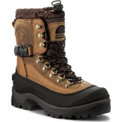 Śniegowce SOREL - Conquest NM1049 Conqest Bark 287. Brązowe śniegowce męskie marki Sorel, z gumy. Za 699,99 zł.