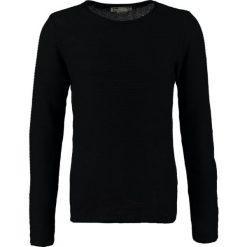 Swetry klasyczne męskie: Solid JARAH Sweter schwarz