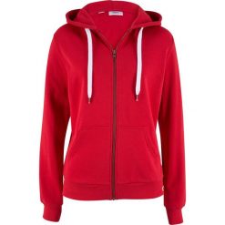 Bluzy damskie: Bluza rozpinana bonprix czerwony