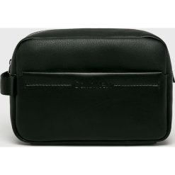 Calvin Klein - Kosmetyczka. Czarne kosmetyczki męskie marki Calvin Klein, ze skóry ekologicznej. Za 279,90 zł.