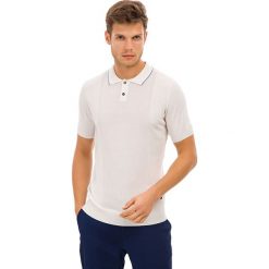 Koszulka polo w kolorze białym. Białe koszulki męskie GALVANNI, xl, bez wzorów, polo, bez rękawów. W wyprzedaży za 249,95 zł.