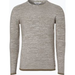 Solid - Sweter męski – Marius, zielony. Zielone swetry klasyczne męskie marki Solid, xl, prążkowane, z kontrastowym kołnierzykiem. Za 129,95 zł.