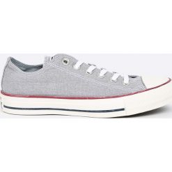 Converse - Tenisówki. Szare trampki i tenisówki damskie marki Converse, z gumy, na sznurówki. W wyprzedaży za 239,90 zł.