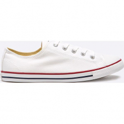 Converse - Tenisówki Chuck Taylor All Star. Białe trampki i tenisówki damskie marki Converse, z materiału. W wyprzedaży za 199,90 zł.