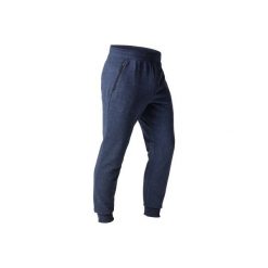Spodnie 500 Slim. Niebieskie rurki męskie DOMYOS. Za 69,99 zł.