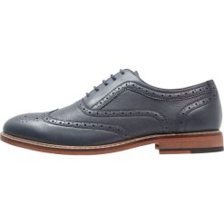 Buty wizytowe męskie: Feud London WINGCAP OXFORD Eleganckie buty navy
