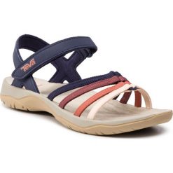 Sandały TEVA - Elzada Sandal Web 1101112 Granatowy Kolorowy. Niebieskie klapki damskie Teva, bez wzorów, z tworzywa sztucznego, bez obcasa. W wyprzedaży za 239,00 zł.