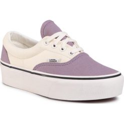 Tenisówki VANS - Era Platform VN0A3WLU1VG1 (2-Tone)Nirvanaantiquewht. Brązowe półbuty damskie Vans, bez wzorów, z gumy, bez obcasa, bez zapięcia. W wyprzedaży za 239,00 zł.