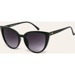 Answear - Okulary. Czarne okulary przeciwsłoneczne damskie ANSWEAR. Za 59,90 zł.