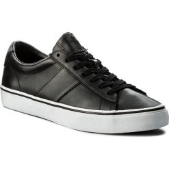 Tenisówki POLO RALPH LAUREN - Sayer 816702987002 Black. Czarne tenisówki męskie Polo Ralph Lauren, z gumy. W wyprzedaży za 299,00 zł.