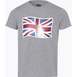 Finshley & Harding London - T-shirt męski, szary. Szare t-shirty męskie Finshley & Harding London, l, z napisami. Za 89,95 zł.