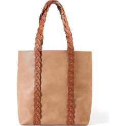 Torba na zakupy. Czarne torby damskie na zakupy marki La Redoute Collections, w paski, z poliesteru. Za 141,08 zł.