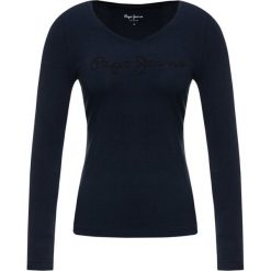 Bluzka Pepe Jeans Mackenzie PL504238. Niebieskie bluzki damskie Pepe Jeans, s, bez wzorów, z jeansu, bez kołnierzyka, bez rękawów. W wyprzedaży za 109,00 zł.