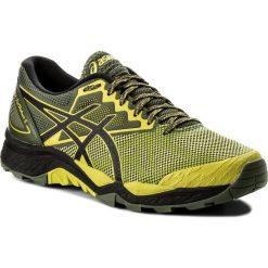 Buty ASICS - Gel-FujiTrabuco 6 T7E4N Sulphur Spring/Black/Four Leaf Clover 8990. Zielone buty do biegania męskie Asics, z materiału. W wyprzedaży za 369,00 zł.