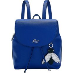 Plecak w kolorze niebieskim - (S)28 x (W)24 x (G)15 cm. Niebieskie plecaki damskie Michael Kors, Guess, bez wzorów, ze skóry. W wyprzedaży za 449,95 zł.