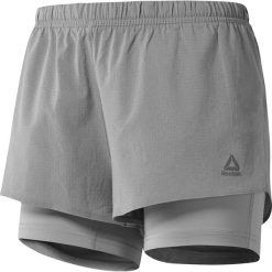 Spodenki do biegania damskie REEBOK RUNNING 2-IN-1 SHORT / CE4544. Spodenki sportowe damskie Reebok, bez wzorów, do biegania. Za 114,99 zł.