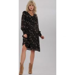 Czarna Sukienka Vertou. Czarne sukienki damskie Renee, na wiosnę, s, w paski, wizytowe, bez kołnierzyka, bez rękawów, długie, midi. Za 119,99 zł.