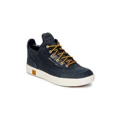 Buty Timberland AMHERST HIGH TOP CHUKKA. Niebieskie trampki męskie Timberland, bez wzorów, bez zapięcia. Za 341,40 zł.
