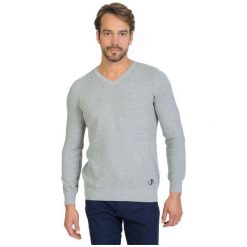 Sir Raymond Tailor Sweter Męski, Xl, Szary. Szare swetry męskie Sir Raymond Tailor, xl, bez wzorów, bez kołnierzyka, bez kaptura. W wyprzedaży za 134,00 zł.