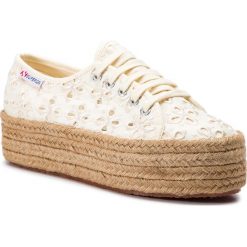 Espadryle SUPERGA - 2790 QUATREFOILSANGALLOROPEW S00FIM0 Ecru 912. Żółte espadryle damskie Superga, bez wzorów, z tworzywa sztucznego, bez obcasa, na koturnie. W wyprzedaży za 279,00 zł.