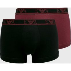 Emporio Armani - Bielizna 9A715.111210. Czarna bokserki męskie Emporio Armani, bez wzorów, z elastanu. Za 169,90 zł.