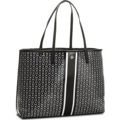 Torebki klasyczne damskie: Torebka TORY BURCH – Gemini Link Tote 33801 Blaack Gemini Link Stripe 883