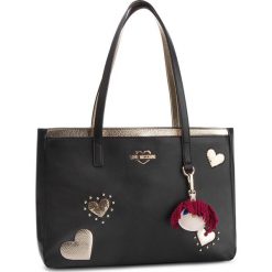 Torebka LOVE MOSCHINO - JC4055PP17LF0000 Nero. Czarne torebki klasyczne damskie Love Moschino, bez wzorów, ze skóry ekologicznej, eleganckie, bez dodatków. W wyprzedaży za 539,00 zł.