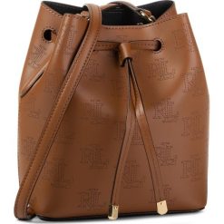 Torebka LAUREN RALPH LAUREN - Debby II Drawstring Mini 431764474002 F BRWN/BLK. Pomarańczowe torebki klasyczne damskie Lauren Ralph Lauren, bez wzorów, ze skóry, klasyczne, bez dodatków. Za 1119,00 zł.