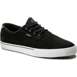 Tenisówki ETNIES - Jameson Vulc 4101000449 Black/White/Silver 983. Czarne półbuty męskie marki Etnies, na co dzień, bez wzorów, ze skóry, bez zapięcia. Za 299,00 zł.