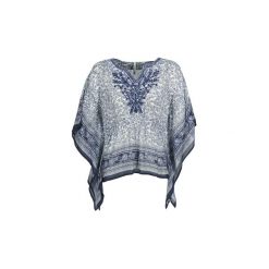 Bluzki Pepe jeans GILDA. Szare bluzki damskie marki Pepe Jeans, m, z jeansu, z okrągłym kołnierzem. Za 247,20 zł.