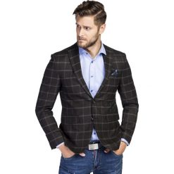 Marynarka LEONARDO MAKS000198. Szare marynarki męskie Giacomo Conti, m, bez wzorów, z wełny, eleganckie. Za 799,00 zł.