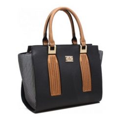 Bessie London Torebka Damska Czarny. Czarne torebki klasyczne damskie Bessie London, bez wzorów, z materiału, eleganckie, bez dodatków. W wyprzedaży za 162,00 zł.