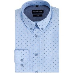 Koszula SIMONE KDNS000368. Niebieskie koszule męskie na spinki Giacomo Conti, m, z bawełny. Za 169,00 zł.