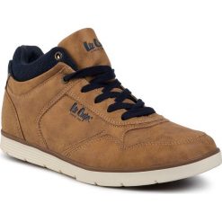 Sneakersy LEE COOPER - LCJ-19-29-031 Brown. Pomarańczowe sneakersy męskie Lee Cooper, bez zapięcia. Za 179,00 zł.