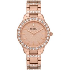 Fossil - Zegarek ES3020. Żółte zegarki damskie Fossil, ze stali. W wyprzedaży za 449,90 zł.