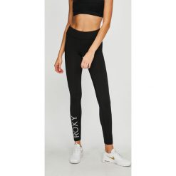 Roxy - Legginsy. Czarne legginsy damskie marki Roxy, s, z elastanu. W wyprzedaży za 159,90 zł.