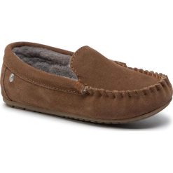 Kapcie EMU AUSTRALIA - Cairns Kids K12123 Chestnut. Pomarańczowe sandały dziewczęce EMU Australia, z wełny, bez zapięcia. Za 209,00 zł.