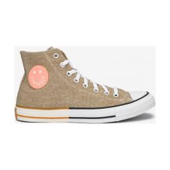 Converse Chuck Taylor All Star Happy Camper Patch Tenisówki Brązowy. Pomarańczowe trampki męskie Converse, bez wzorów, z materiału, retro, bez zapięcia. Za 361,95 zł.
