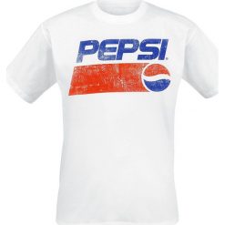 Pepsi Logo T-Shirt biały. Białe t-shirty męskie z nadrukiem marki INESIS, m, z bawełny, z długim rękawem. Za 79,90 zł.